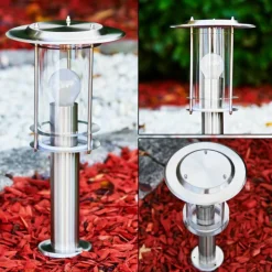 hofstein Borne lumineuse Mulo Acier inoxydable, 1 lumière