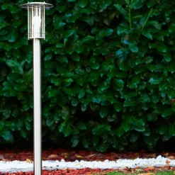 hofstein Borne lumineuse Mulo Acier inoxydable, 1 lumière