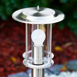 hofstein Borne lumineuse Mulo Acier inoxydable, 1 lumière