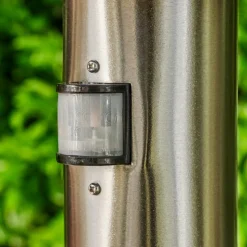 hofstein Borne lumineuse Mulo Acier inoxydable, 1 lumière, Détecteur de mouvement