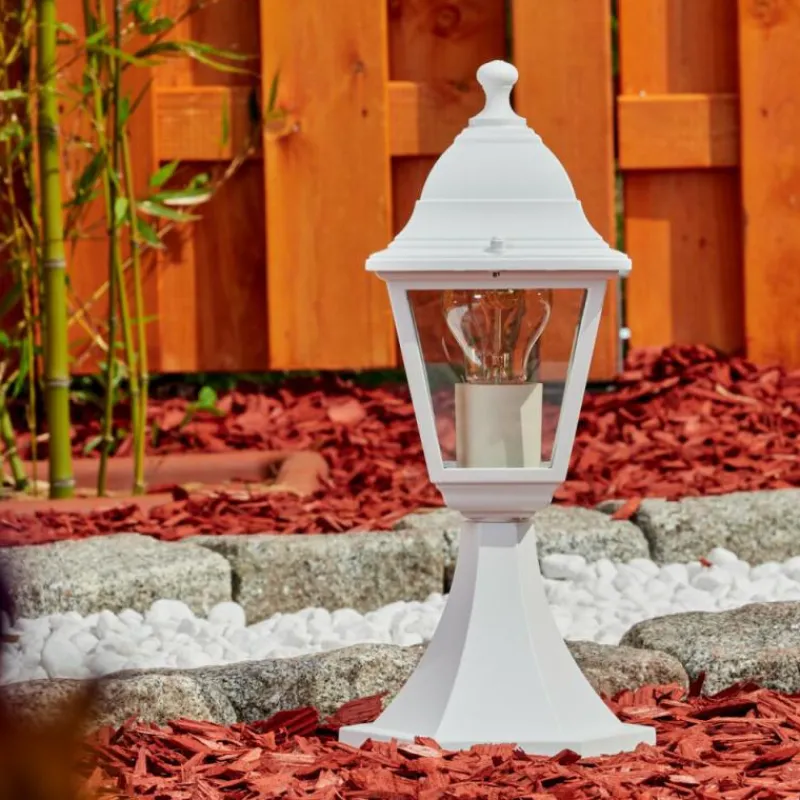 Luminaires Rustiques-hofstein Borne lumineuse Murto Blanc, 1 lumière