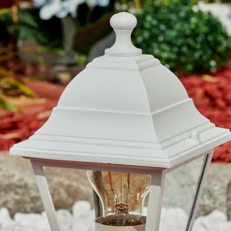 Luminaires Rustiques-hofstein Borne lumineuse Murto Blanc, 1 lumière