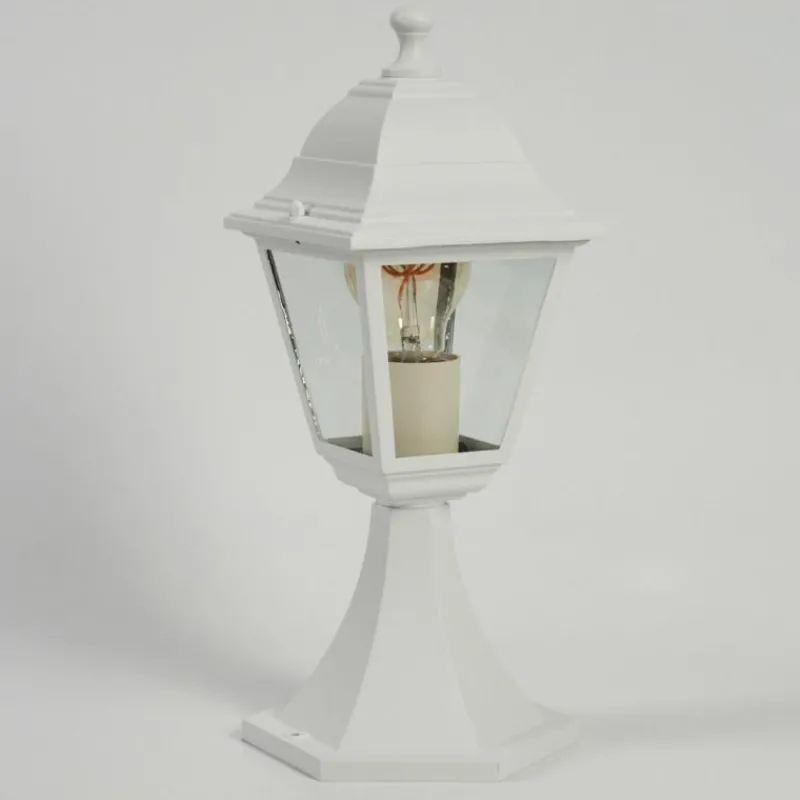 Luminaires Rustiques-hofstein Borne lumineuse Murto Blanc, 1 lumière