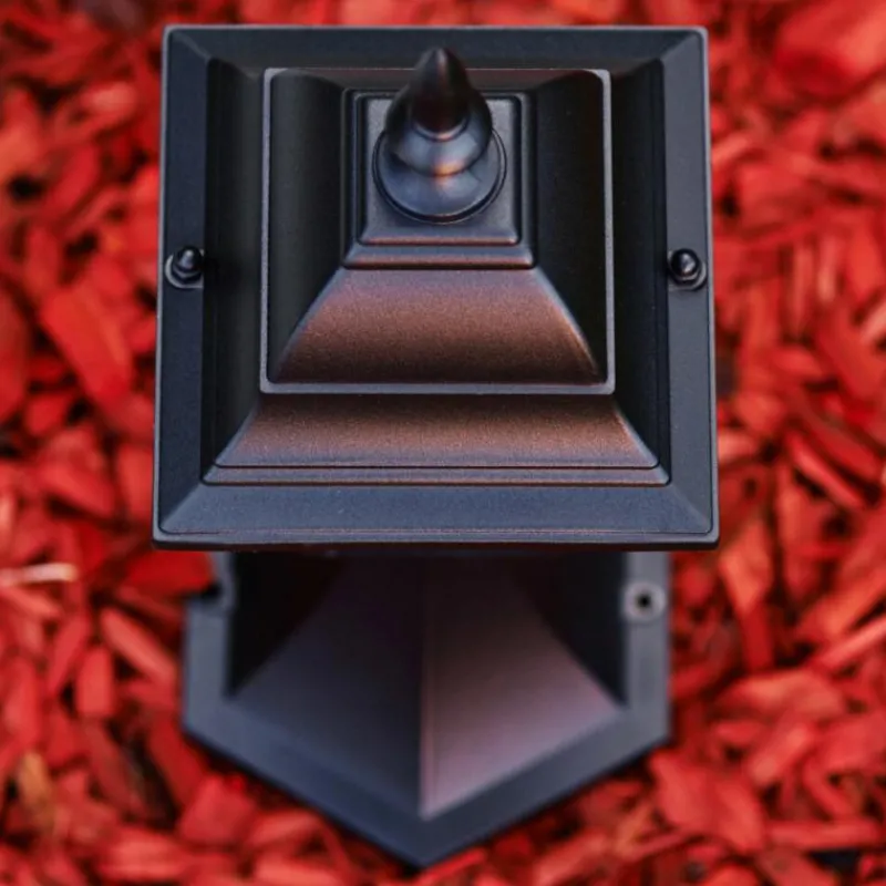 Luminaires Rustiques-hofstein Borne lumineuse Murto Noir, 1 lumière