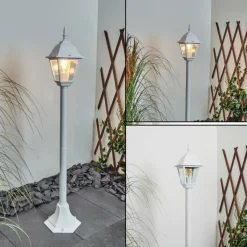 Luminaires Rustiques-hofstein Borne lumineuse Naofe Blanc, 1 lumière