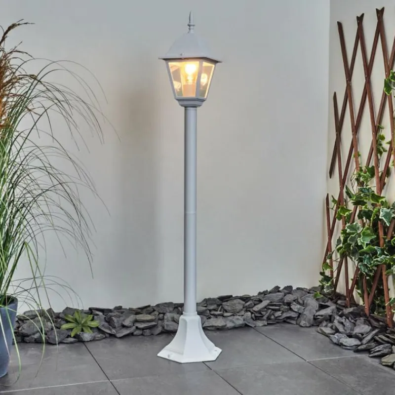 Luminaires Rustiques-hofstein Borne lumineuse Naofe Blanc, 1 lumière