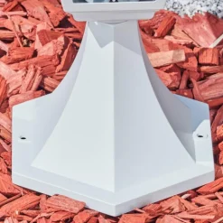 Luminaires Rustiques-hofstein Borne lumineuse Naofe Blanc, 1 lumière