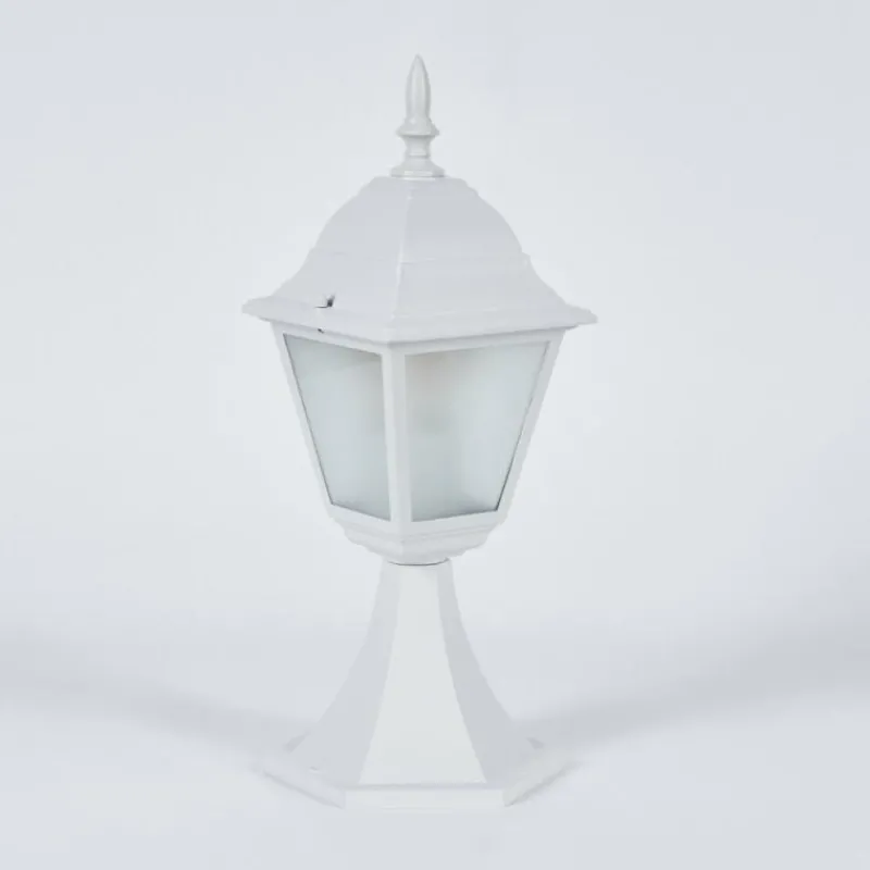 Luminaires Rustiques-hofstein Borne lumineuse Naofe Blanc, 1 lumière