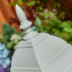 Luminaires Rustiques-hofstein Borne lumineuse Naofe Blanc, 1 lumière