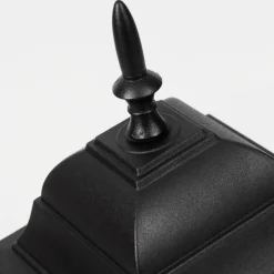 Luminaires Rustiques-hofstein Borne lumineuse Naofe Noir, 1 lumière