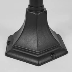 Luminaires Rustiques-hofstein Borne lumineuse Naofe Noir, 1 lumière