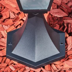 Luminaires Rustiques-hofstein Borne lumineuse Naofe Noir, 1 lumière