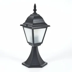 Luminaires Rustiques-hofstein Borne lumineuse Naofe Noir, 1 lumière