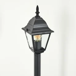 Luminaires Rustiques-hofstein Borne lumineuse Naofe Noir, 1 lumière