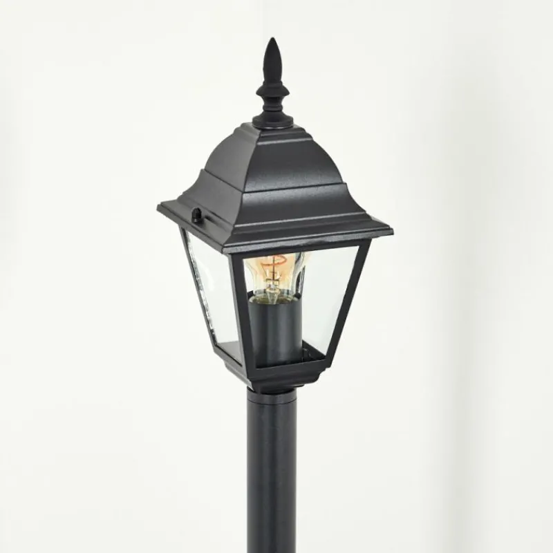 Luminaires Rustiques-hofstein Borne lumineuse Naofe Noir, 1 lumière