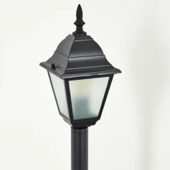 Luminaires Rustiques-hofstein Borne lumineuse Naofe Noir, 1 lumière