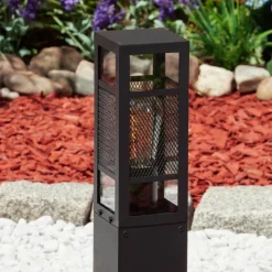 hofstein Borne lumineuse Nelgen Noir, 1 lumière