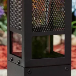 hofstein Borne lumineuse Nelgen Noir, 1 lumière