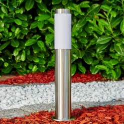 hofstein Borne lumineuse Norburg Acier inoxydable, 1 lumière