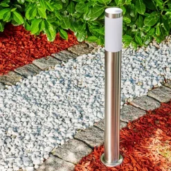 hofstein Borne lumineuse Norburg Acier inoxydable, 1 lumière