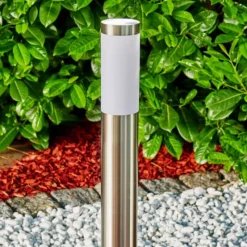 hofstein Borne lumineuse Norburg Acier inoxydable, 1 lumière