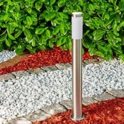 hofstein Borne lumineuse Norburg Acier inoxydable, 1 lumière