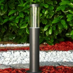 hofstein Borne lumineuse Noreaz LED Anthracite, 1 lumière