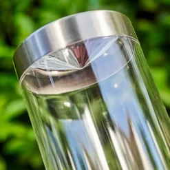 hofstein Borne lumineuse Noreaz LED Chrome, 1 lumière