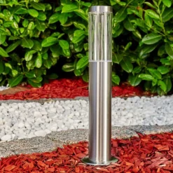 hofstein Borne lumineuse Noreaz LED Chrome, 1 lumière