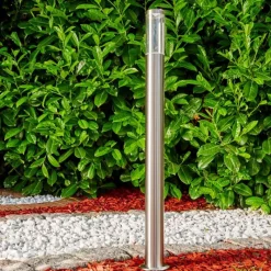 hofstein Borne lumineuse Noreaz LED Acier inoxydable, 1 lumière