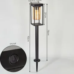 hofstein Borne lumineuse Palanga LED Noir, 1 lumière