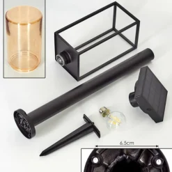 hofstein Borne lumineuse Palanga LED Noir, 1 lumière