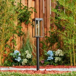 hofstein Borne lumineuse Palanga LED Noir, 1 lumière