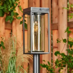 hofstein Borne lumineuse Palanga LED Noir, 1 lumière