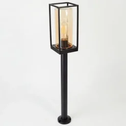 Lampes Vintages & Rétros-hofstein Borne lumineuse Palanga Noir, 1 lumière