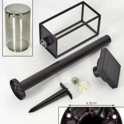 hofstein Borne lumineuse Palanga Noir, 1 lumière