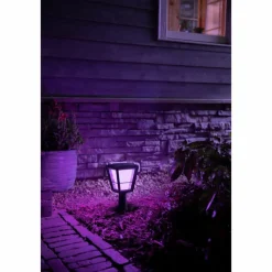 Luminaires Philips Borne lumineuse Philips Hue Ambiance White & Color Econic LED Noir, 1 lumière, Changeur de couleurs