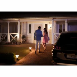 Luminaires Philips Borne lumineuse Philips Hue Ambiance White & Color Econic LED Noir, 1 lumière, Changeur de couleurs