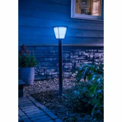 Luminaires Philips Borne lumineuse Philips Hue Ambiance White & Color Econic LED Noir, 1 lumière, Changeur de couleurs