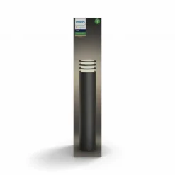 Luminaires Philips Borne lumineuse Philips Hue Ambiance White Lucca LED Anthracite, 1 lumière