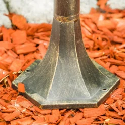 Luminaires Rustiques-hofstein Borne lumineuse Ribadeo Brun doré, 1 lumière