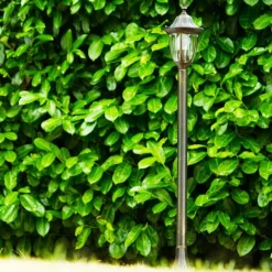 Luminaires Rustiques-hofstein Borne lumineuse Ribadeo Brun doré, 1 lumière