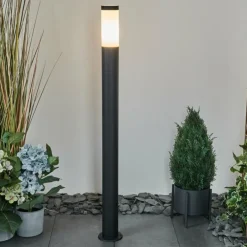 hofstein Borne lumineuse Ruti Noir, 1 lumière