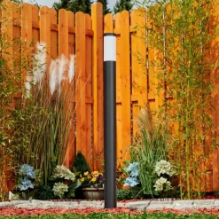 hofstein Borne lumineuse Ruti Noir, 1 lumière