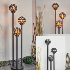 hofstein Borne lumineuse Saaseg Noir, 3 lumières