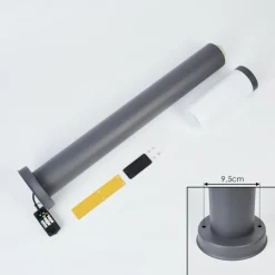 hofstein Borne lumineuse Sessa Anthracite, 1 lumière