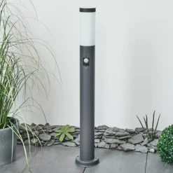 hofstein Borne lumineuse Sessa Anthracite, 1 lumière, Détecteur de mouvement