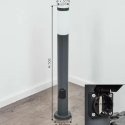 hofstein Borne lumineuse Sessa Anthracite, 1 lumière