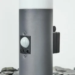hofstein Borne lumineuse Sessa Anthracite, 1 lumière, Détecteur de mouvement
