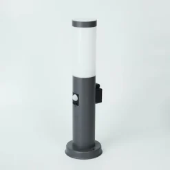 hofstein Borne lumineuse Sessa Anthracite, 1 lumière, Détecteur de mouvement